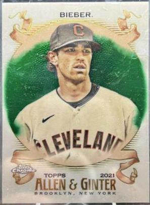 Shane Bieber [Green Refractor] #66