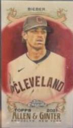 Shane Bieber [Mini Red Refractor] #66