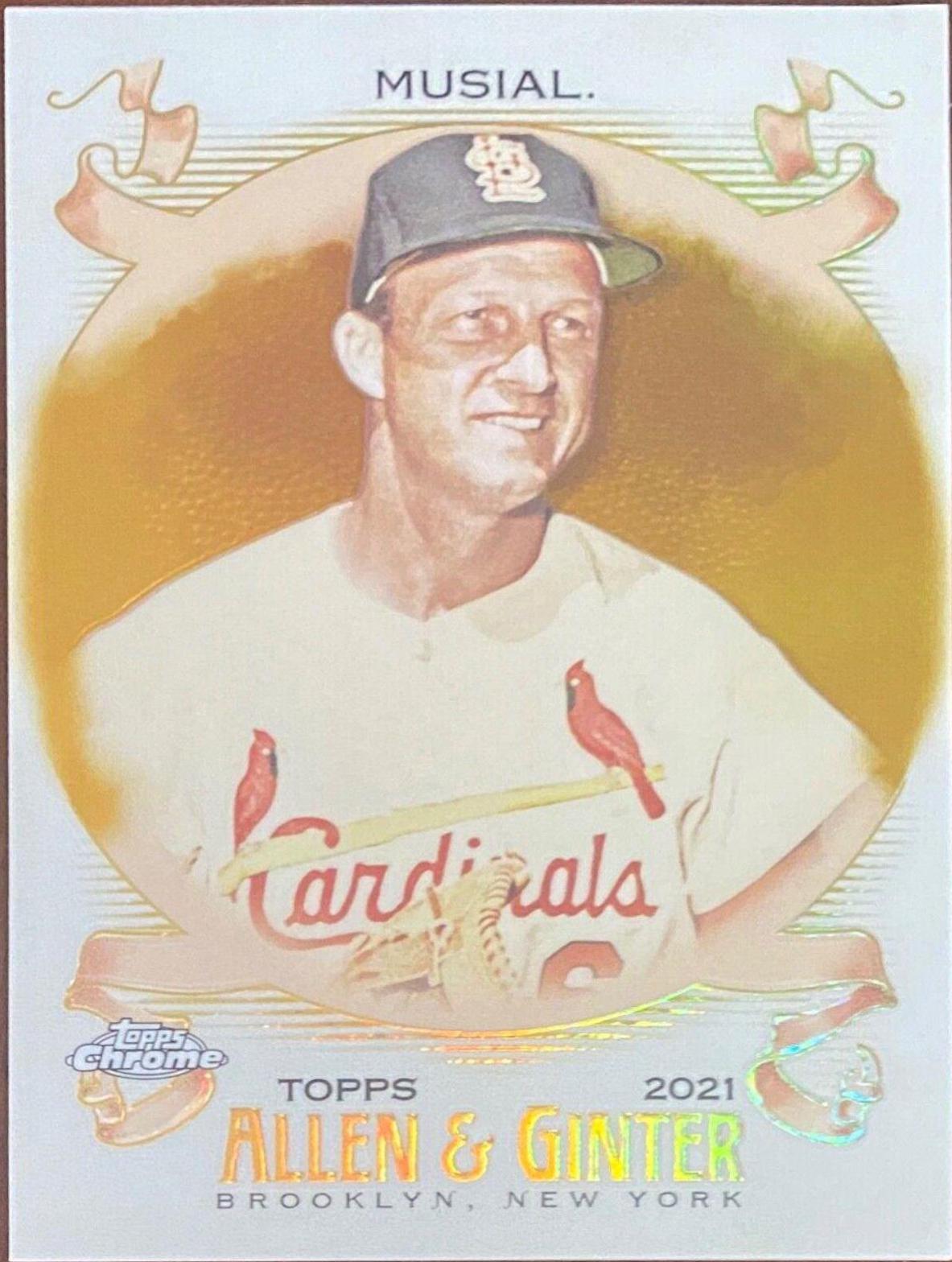 Stan Musial [Mini Gold Refractor] #84
