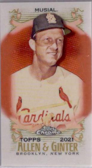 Stan Musial [Mini Orange Refractor] #84