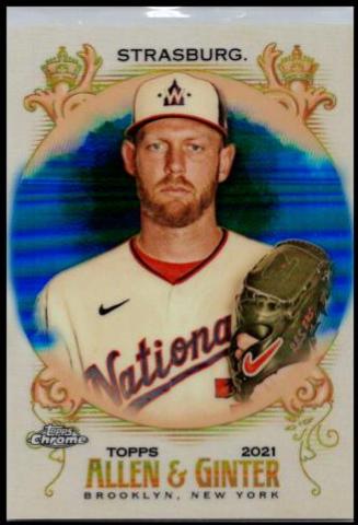 Stephen Strasburg [Blue Refractor] #24