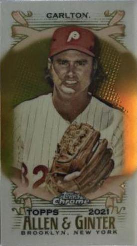 Steve Carlton [Mini Gold Refractor] #145