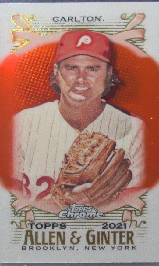 Steve Carlton [Mini Orange Refractor] #145