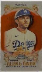 Trea Turner [Mini Orange Refractor] #185