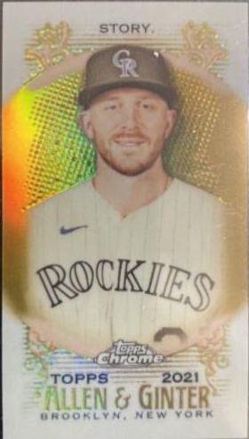 Trevor Story [Mini Gold Refractor] #128