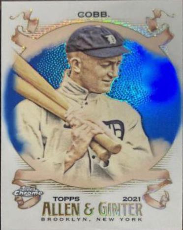 Ty Cobb [Blue Refractor] #160