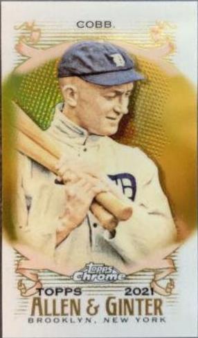 Ty Cobb [Mini Gold Refractor] #160