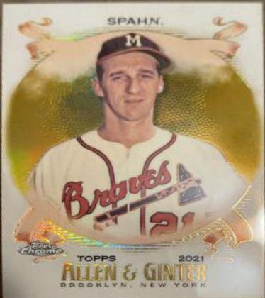Warren Spahn [Gold Refractor] #59