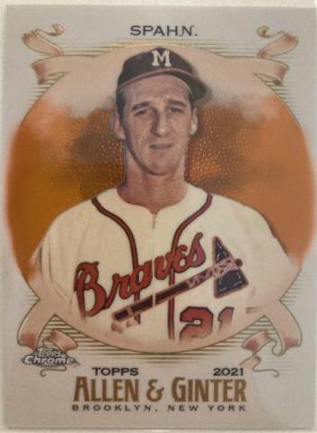 Warren Spahn [Orange Refractor] #59