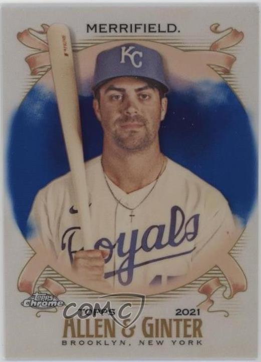 Whit Merrifield [Blue Refractor] #179