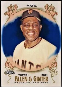 Willie Mays [Blue Refractor] #96