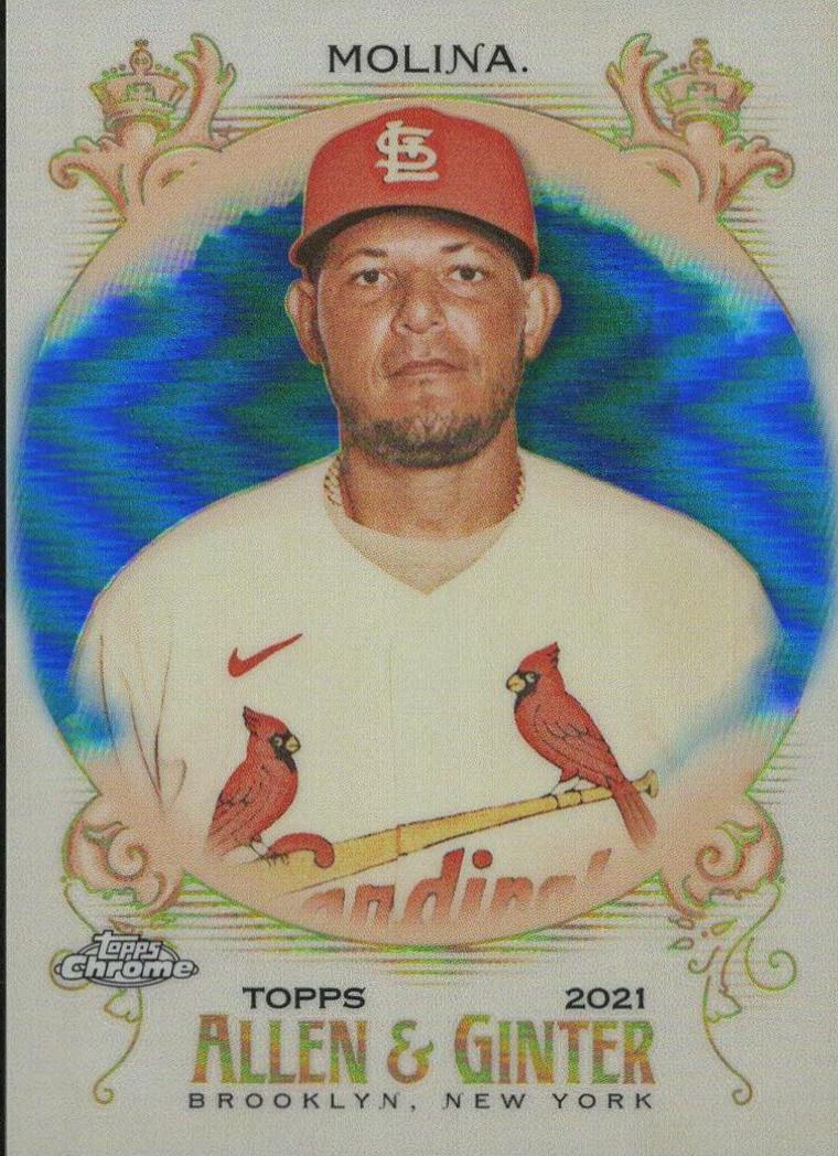 Yadier Molina [Blue Refractor] #91