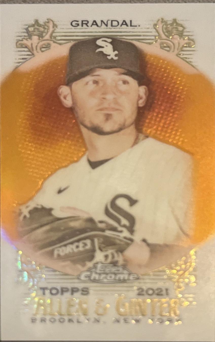 Yasmani Grandal [Mini Orange Refractor] #298