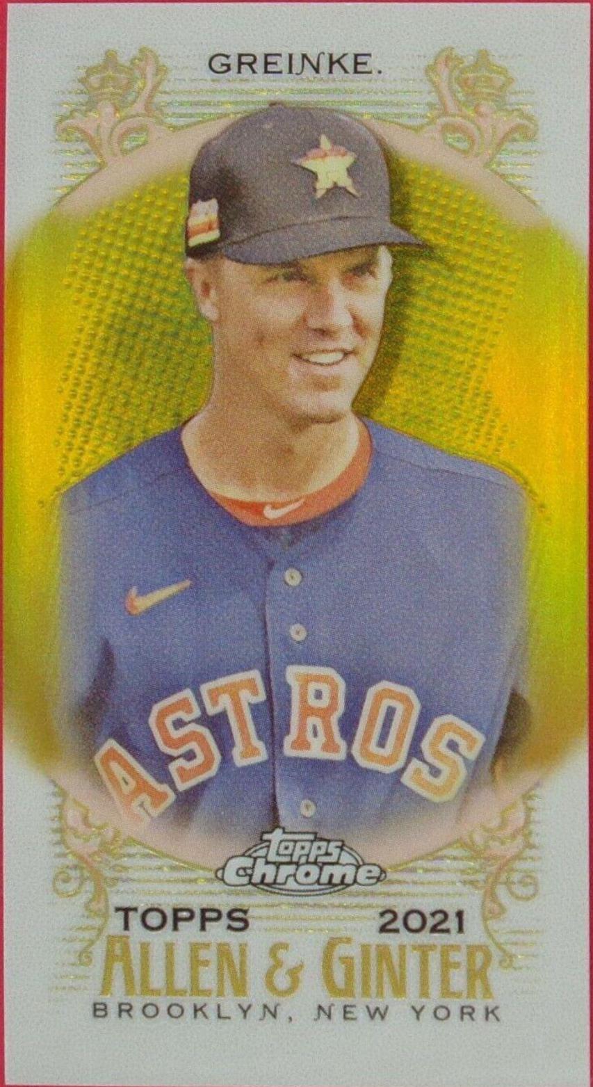 Zack Greinke [Mini Gold Refractor] #172