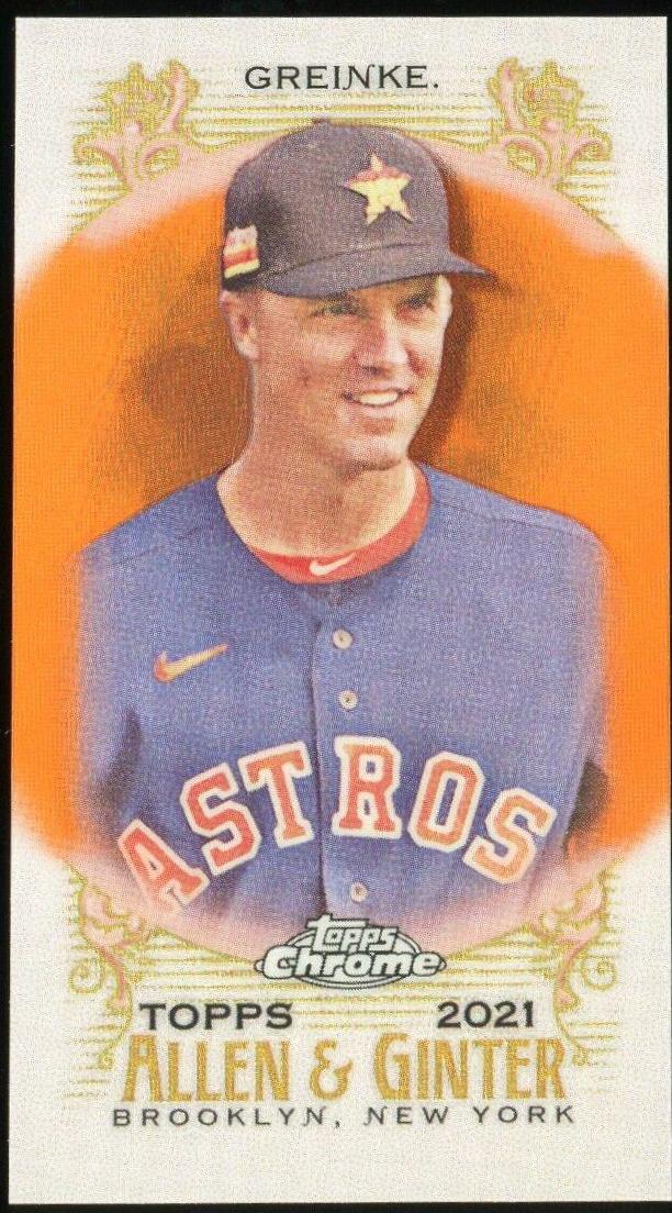Zack Greinke [Mini Orange Refractor] #172