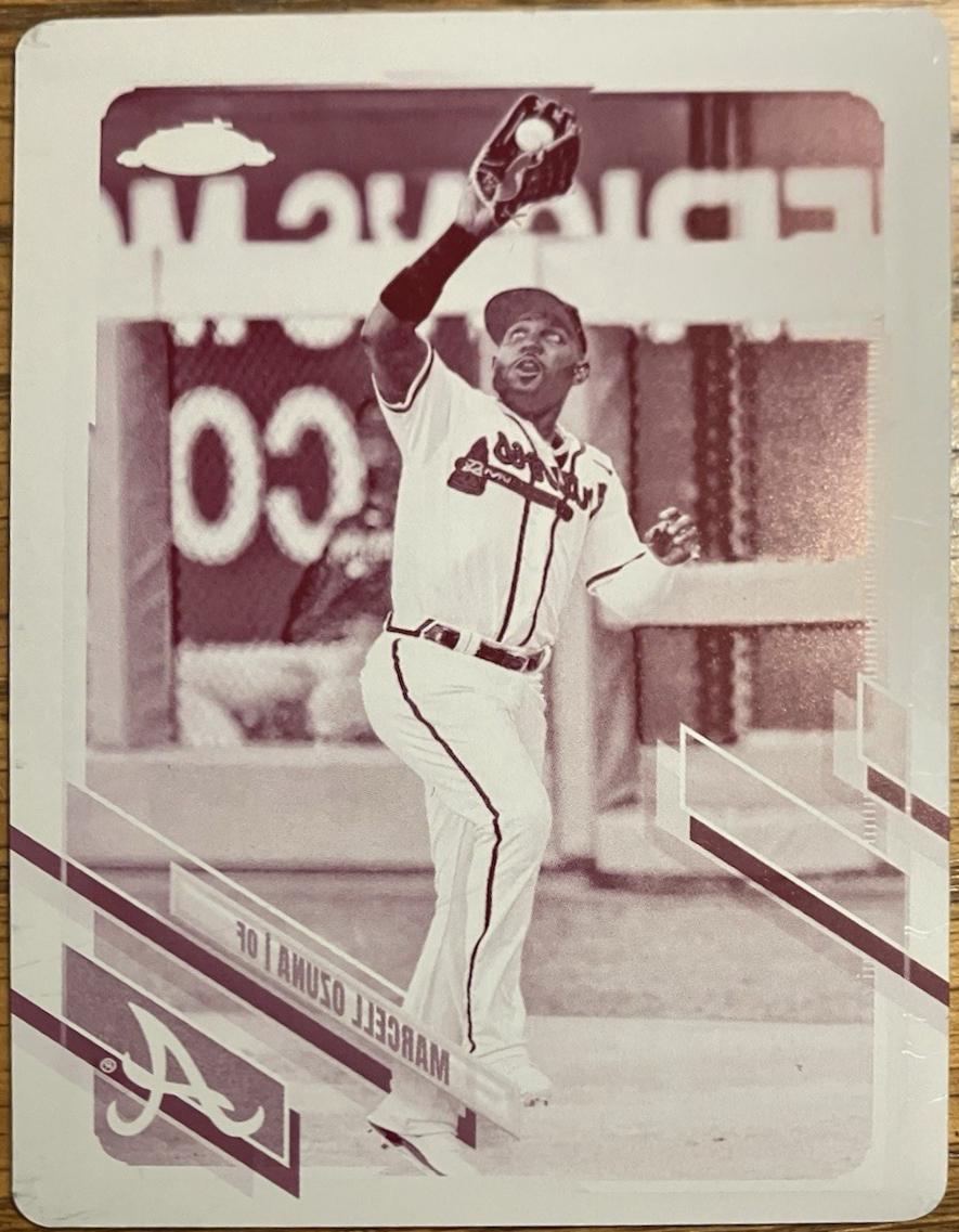 Marcell Ozuna [Printing Plate] #202