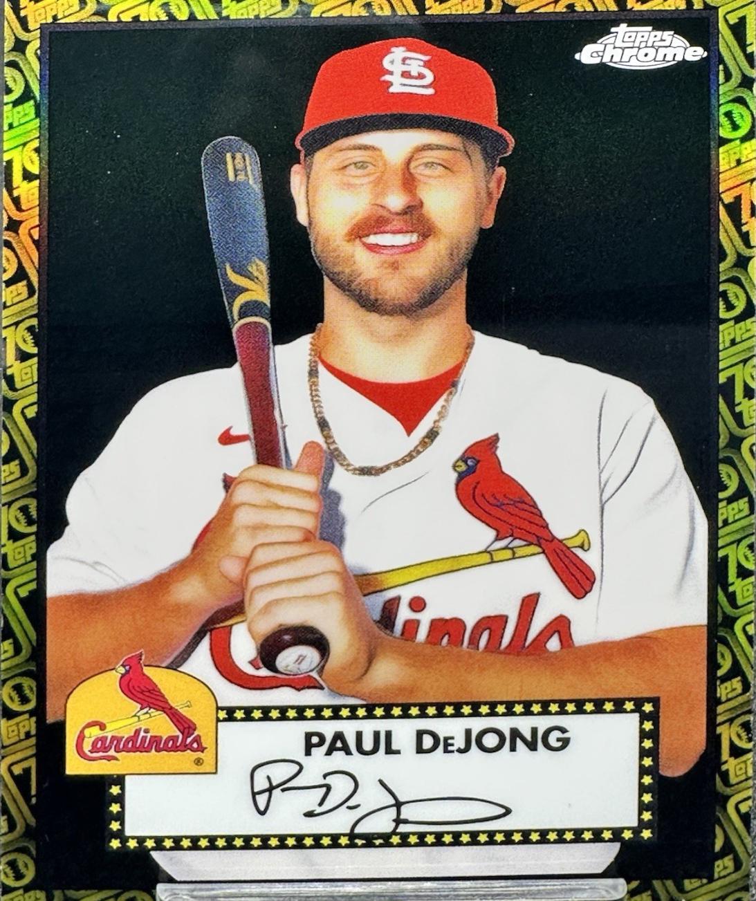 Paul DeJong [Black Gold 70th Anniversary Refractor] #424