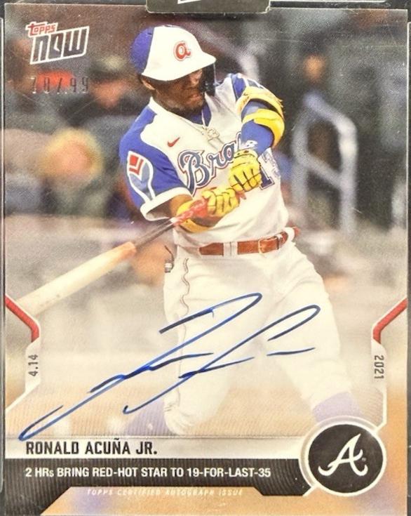 Ronald Acuna Jr. [Autograph] #78A