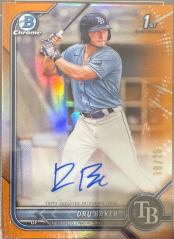 Dru Baker [Orange Refractor] #CPA-DB