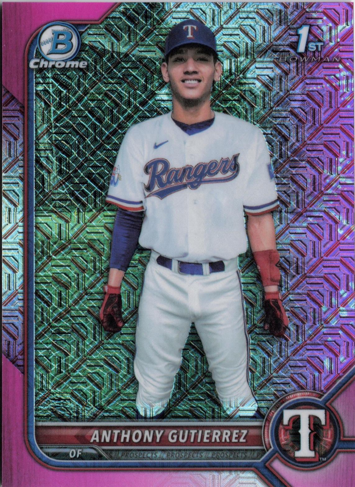 Anthony Gutierrez [Fuchsia Pink Shimmer Refractor] #BCP-160