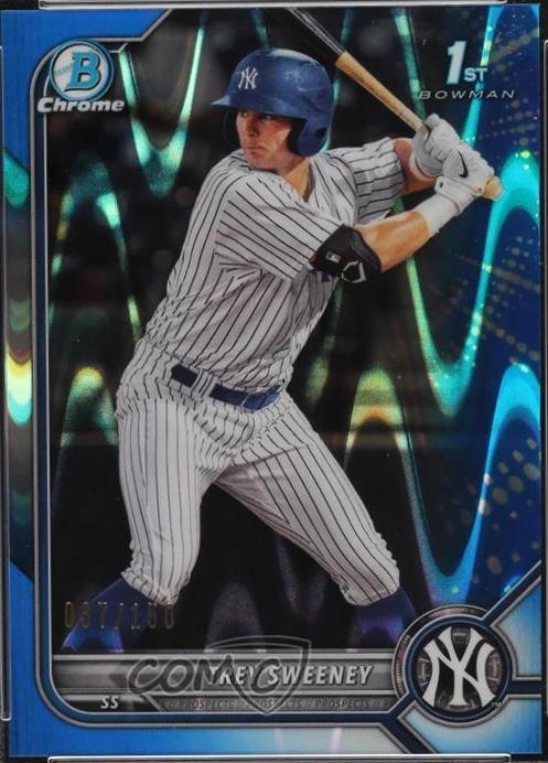 Trey Sweeney [Blue RayWave Refractor] #BCP-137