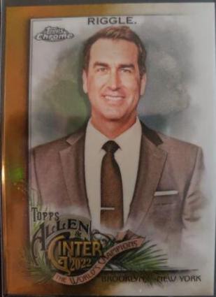 Rob Riggle [Mini Gold Border] #189