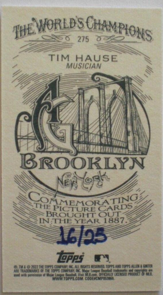 Tim Hause [Mini Brooklyn Back] #275