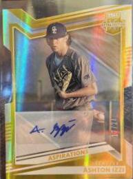 Ashton Izzi [Aspirations Die Cut Signature Gold] #126