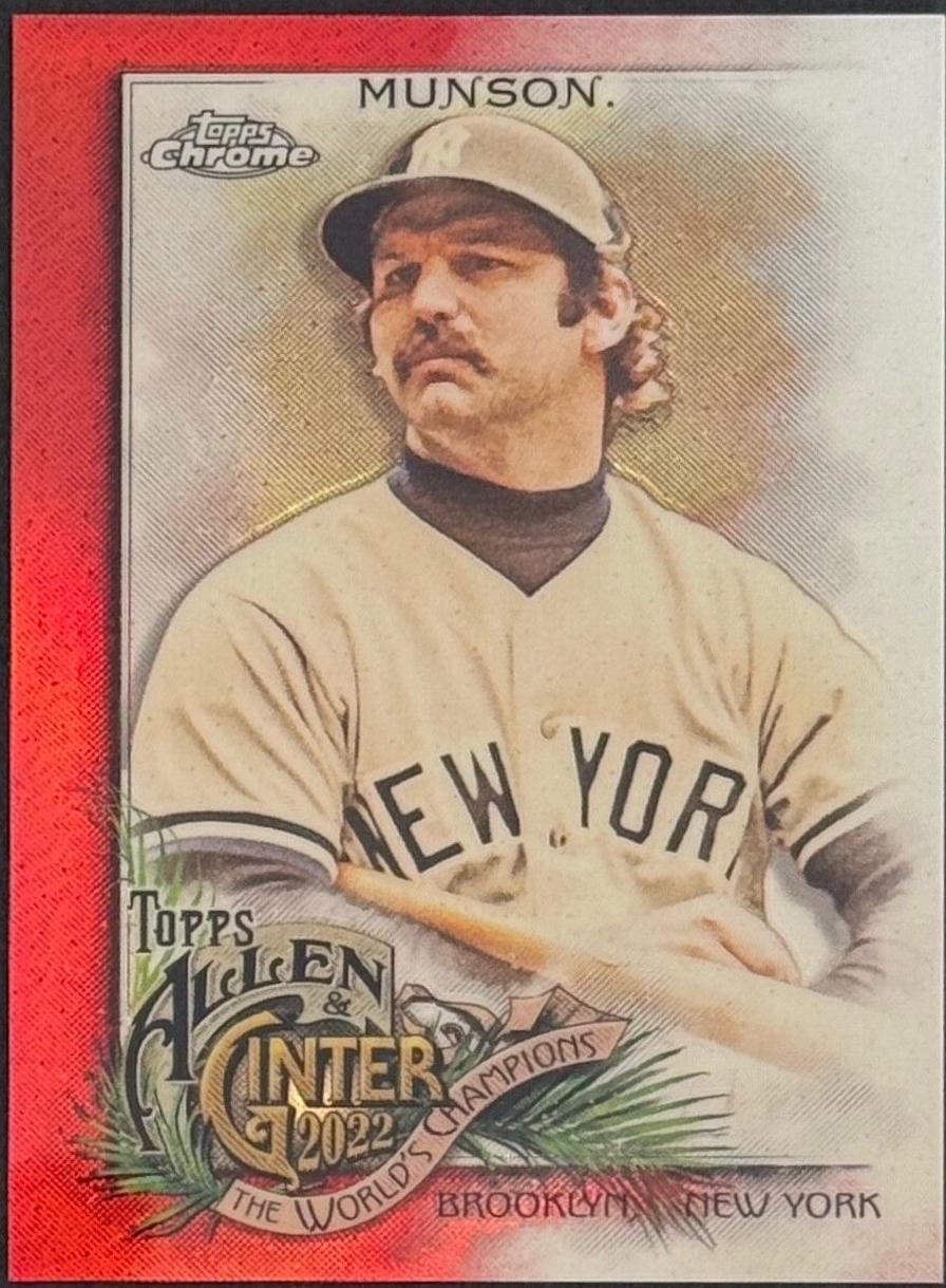 Thurman Munson [Red Refractor] #33