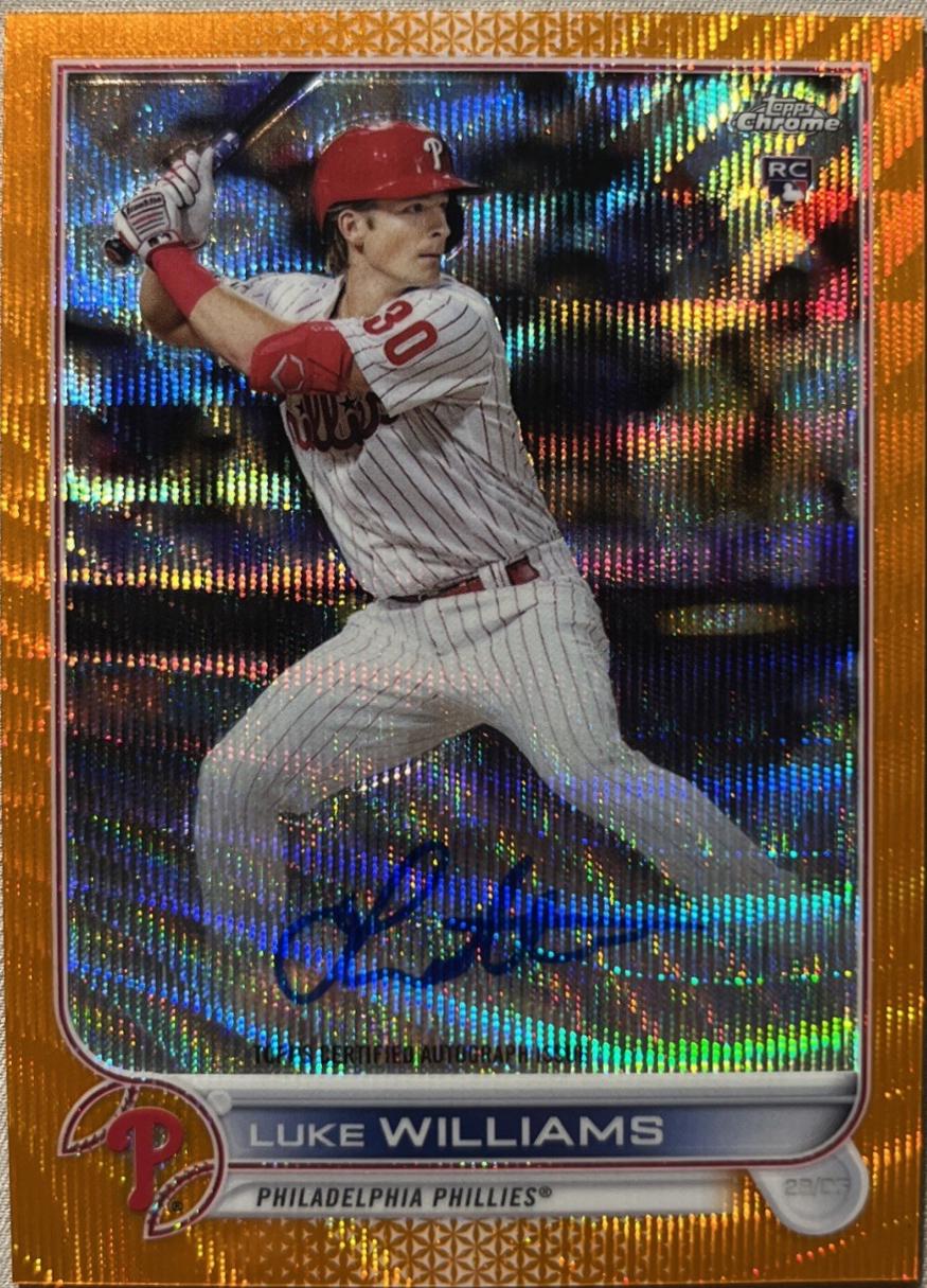 Luke Williams [Orange Wave Refractor] #RA-LW