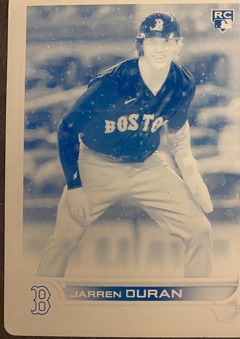 Jarren Duran [Printing Plate] #US118
