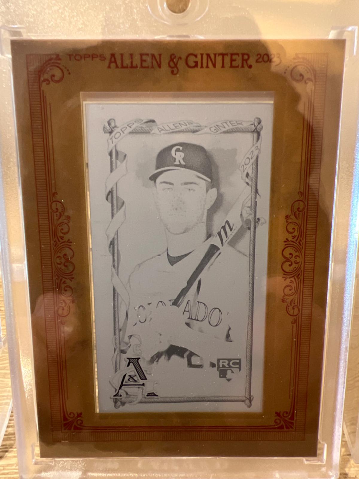 Nolan Jones [Mini Framed Printing Plates] #61