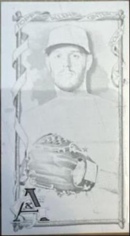 Zack Wheeler [Mini Framed Printing Plates] #165