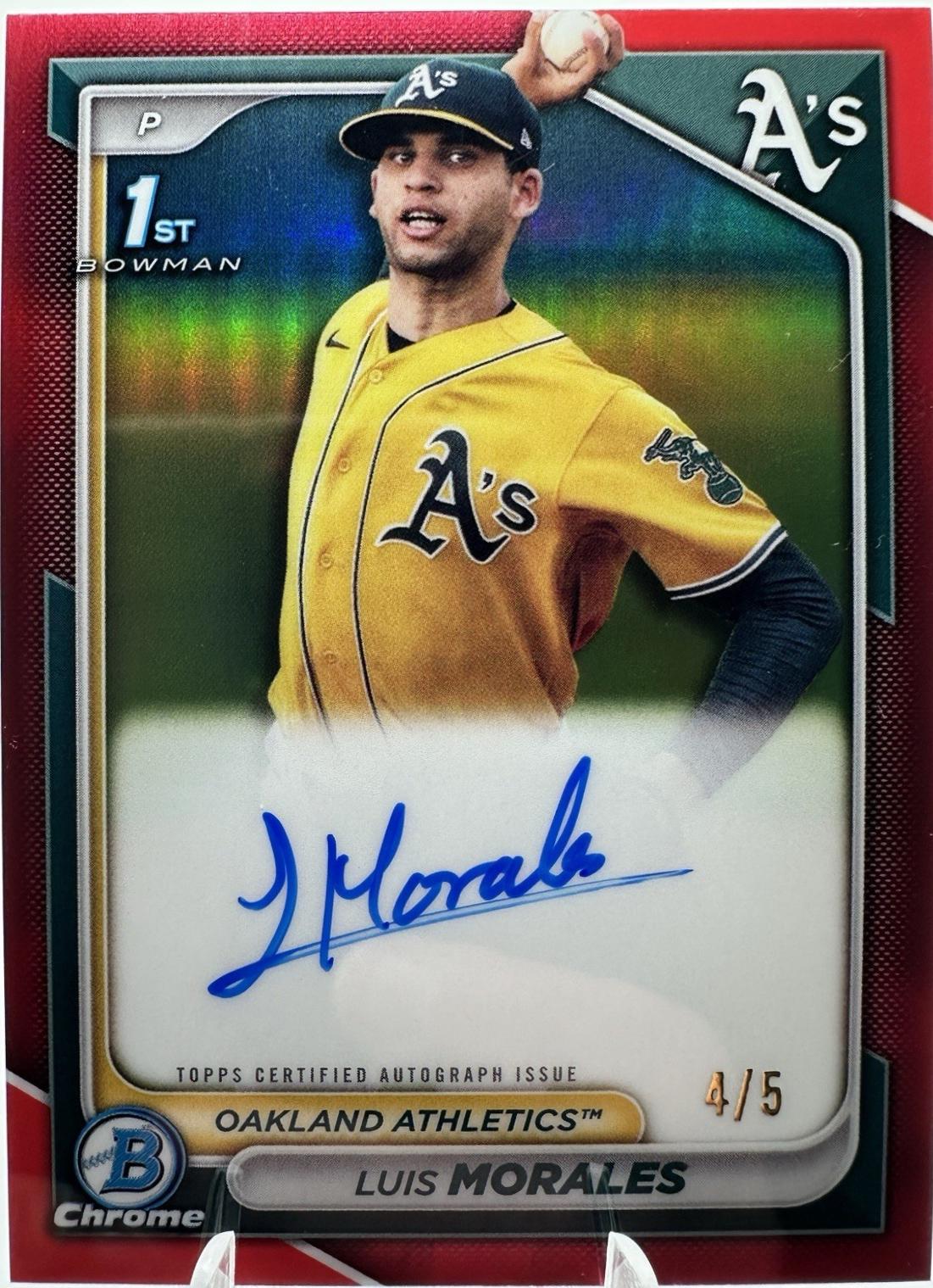 Luis Morales [Red Refractor] #CPA-LM