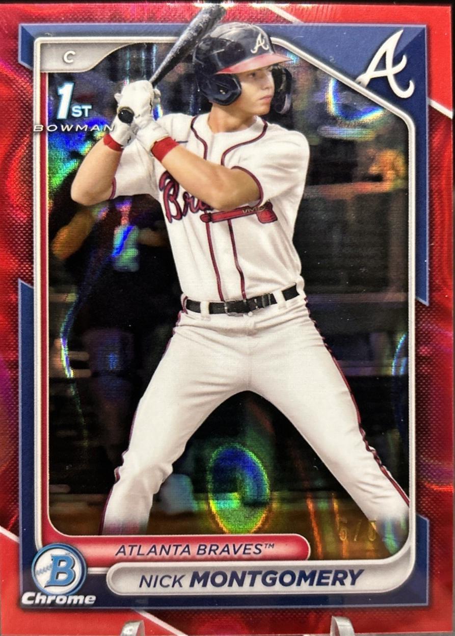 Nick Montgomery [Red Lava Refractor] #BDC-129