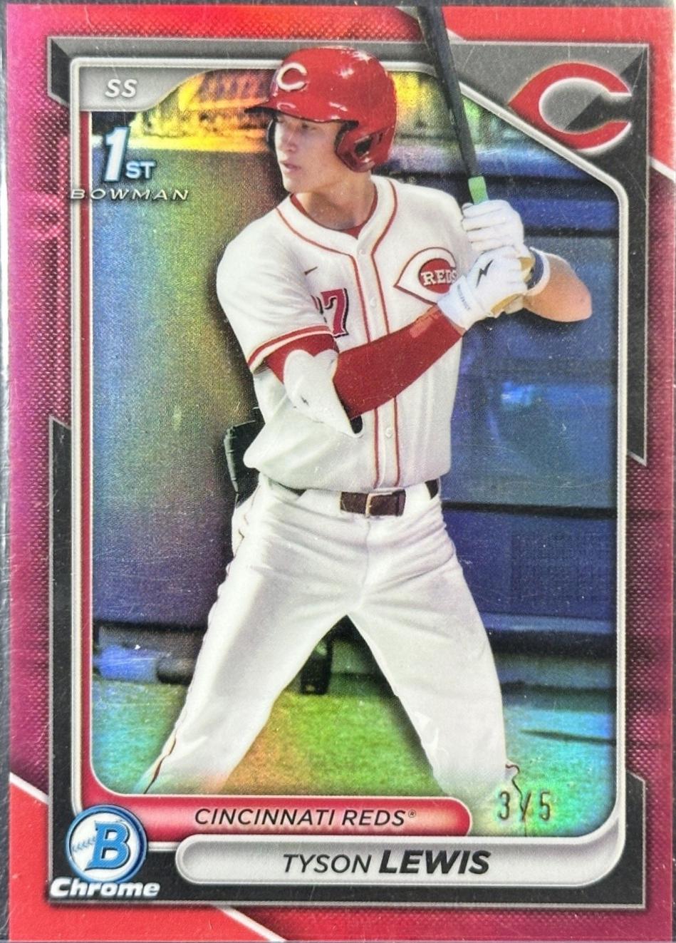 Tyson Lewis [Red Refractor] #BDC-44