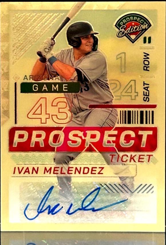 Ivan Melendez [Gold Vinyl Holo Ticket Signature] #106