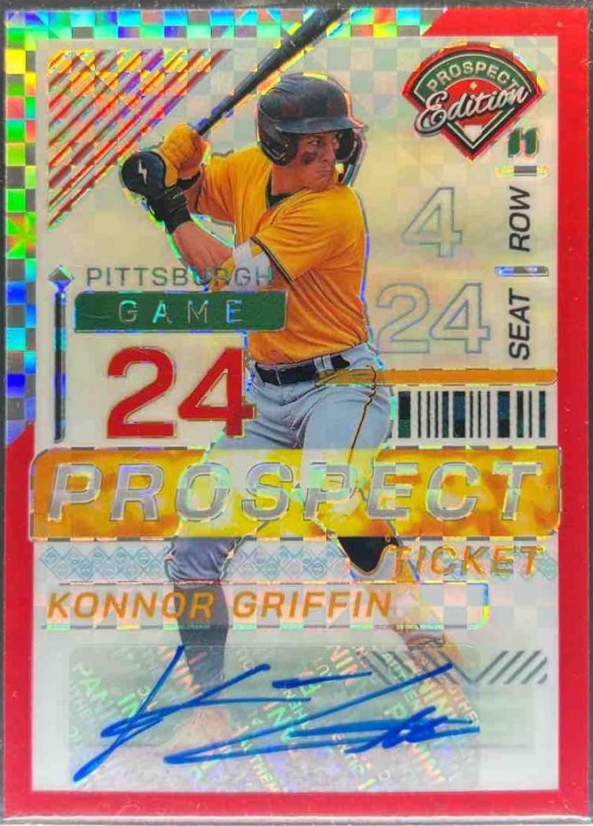 Konnor Griffin [Red Power Holo Ticket Signature] #133