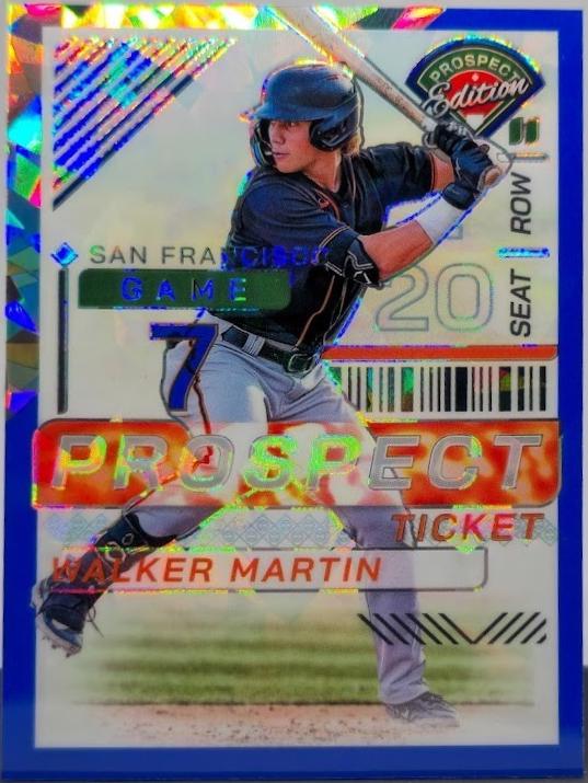 Walker Martin [Blue Ice Ticket Holo] #121
