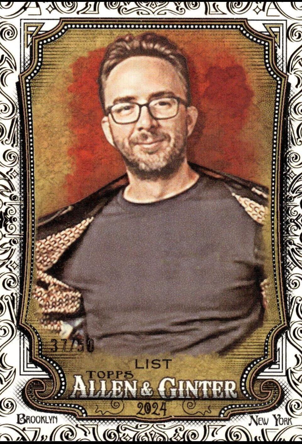 Joe List [Gold Foil Filagree] #290
