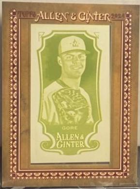 MacKenzie Gore [Framed Mini Printing Plate] #12