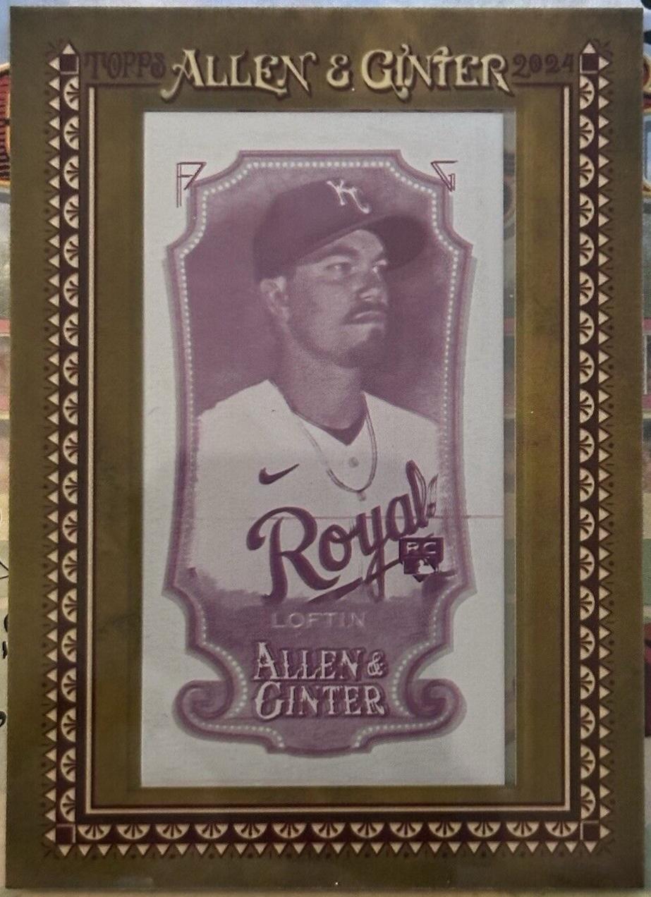 Nick Loftin [Framed Mini Printing Plate] #76