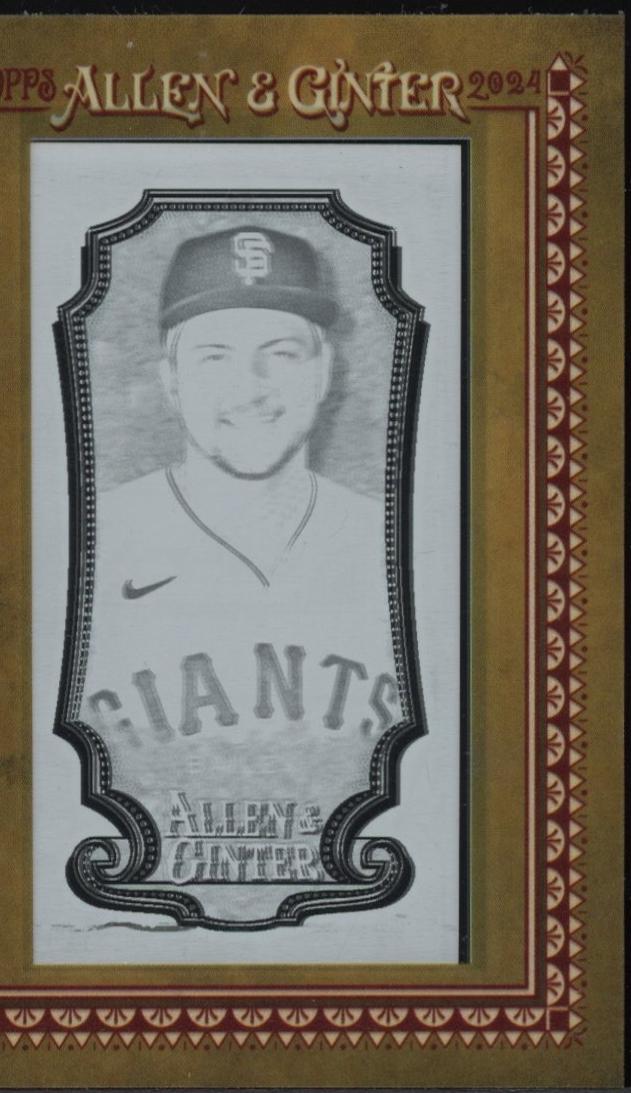 Patrick Bailey [Framed Mini Printing Plate] #40