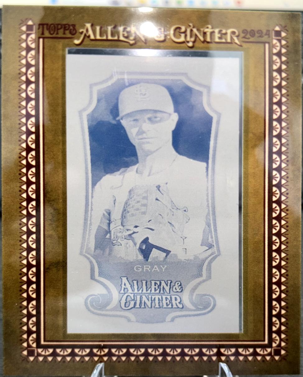 Sonny Gray [Framed Mini Printing Plate] #157