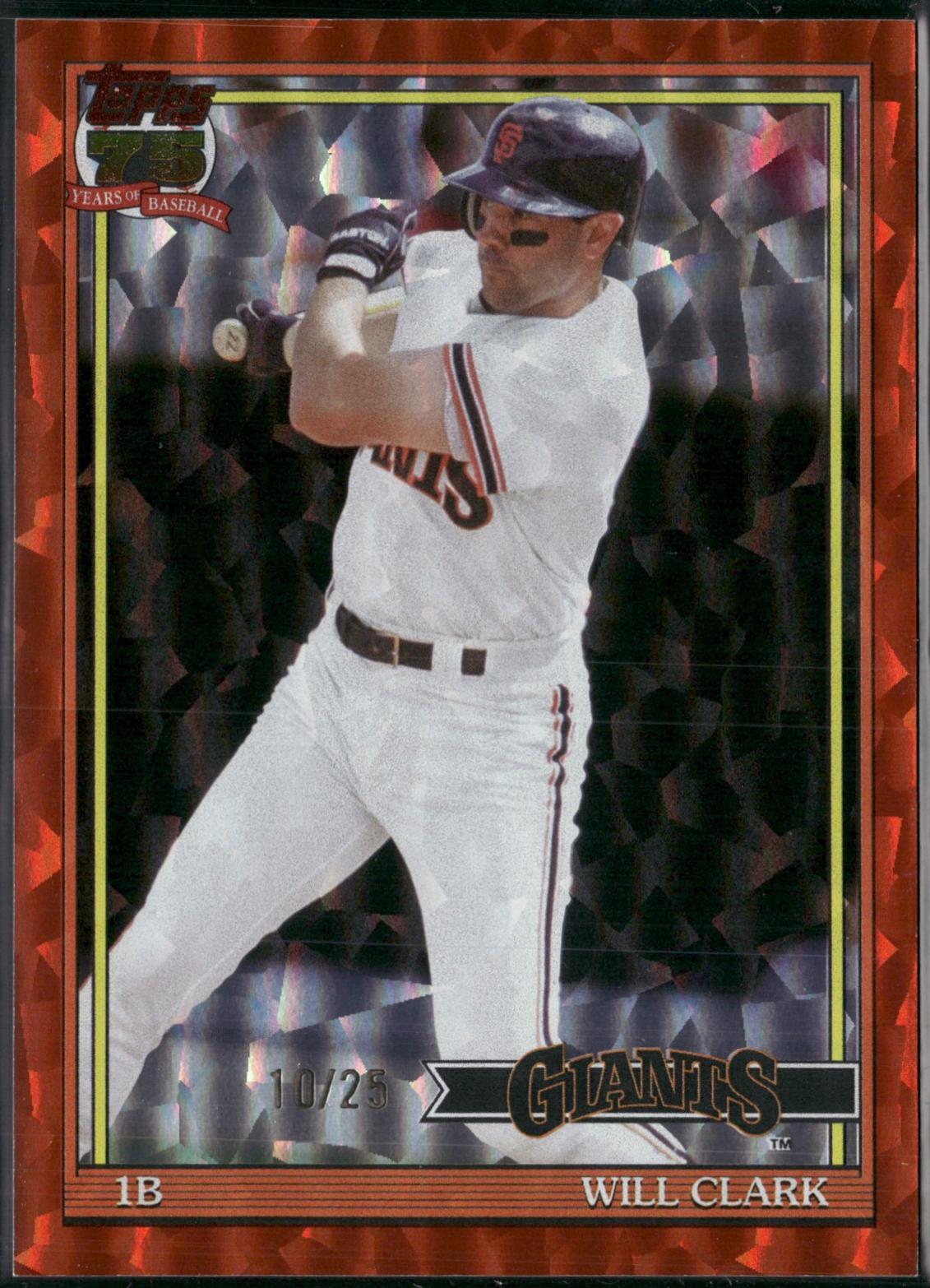 Will Clark [Orange Crackleboard Foil] #T91-11