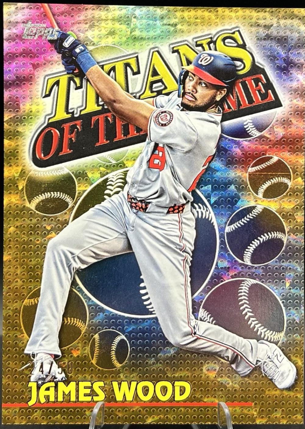 James Wood [Gold Crackleboard Foil] #TOG-15