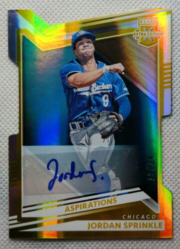 Jordan Sprinkle [Aspirations Die Cut Signature Gold] #131