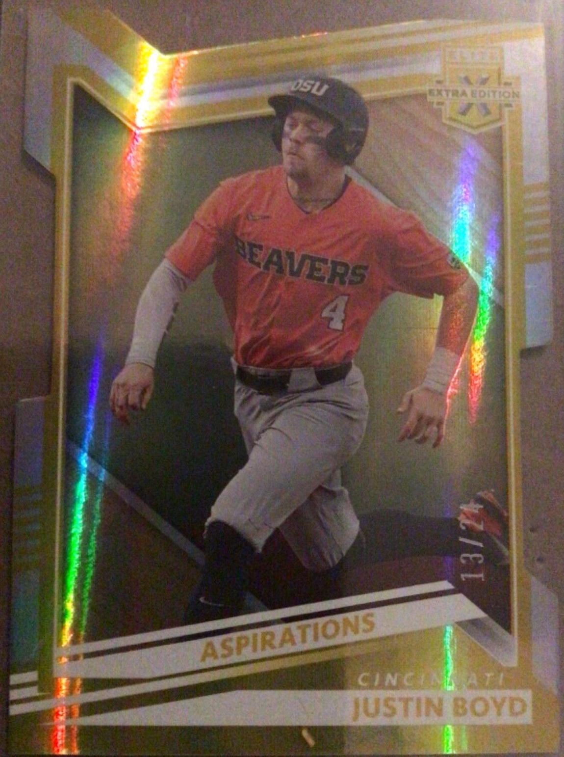 Justin Boyd [Aspirations Die Cut Gold] #73