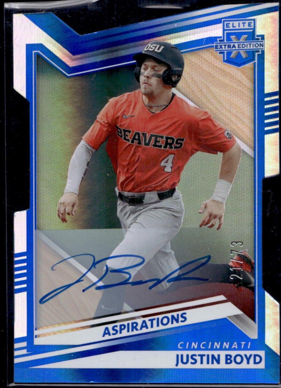 Justin Boyd [Aspirations Die Cut Signature] #73