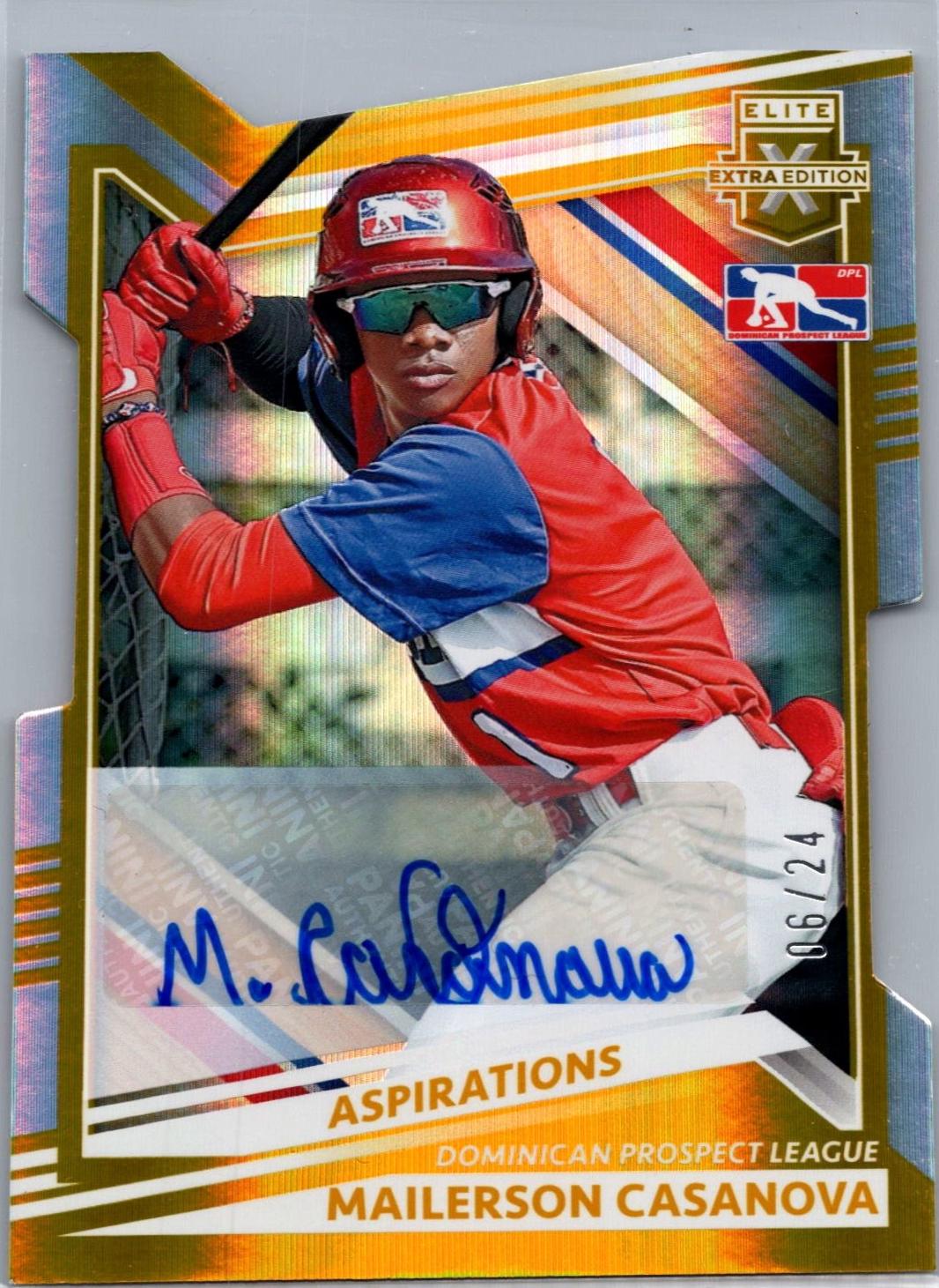 Mailerson Casanova [Aspirations Die Cut Signature Gold] #198